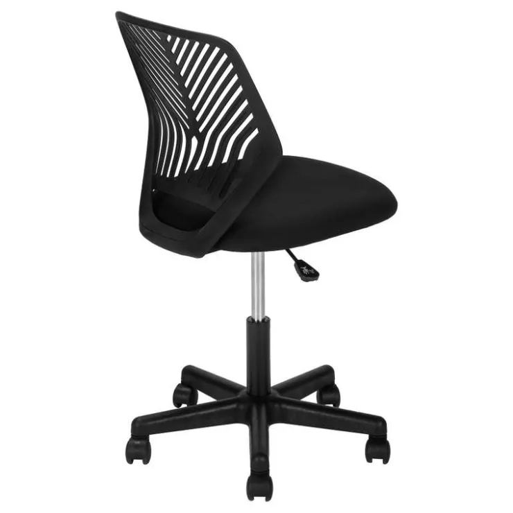 Monarch Office chair - juvenile / base on castors - Black Online