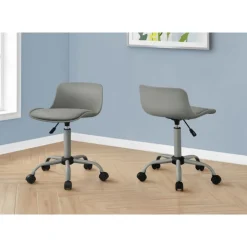 Monarch Office chair - juvenile low back - adjustable height - - Grey Discount