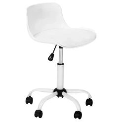 Monarch Office chair - juvenile low back - adjustable height - White Sale