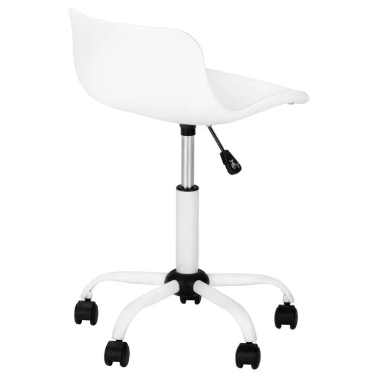 Monarch Office chair - juvenile low back - adjustable height - White Sale