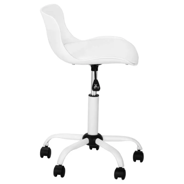 Monarch Office chair - juvenile low back - adjustable height - White Sale