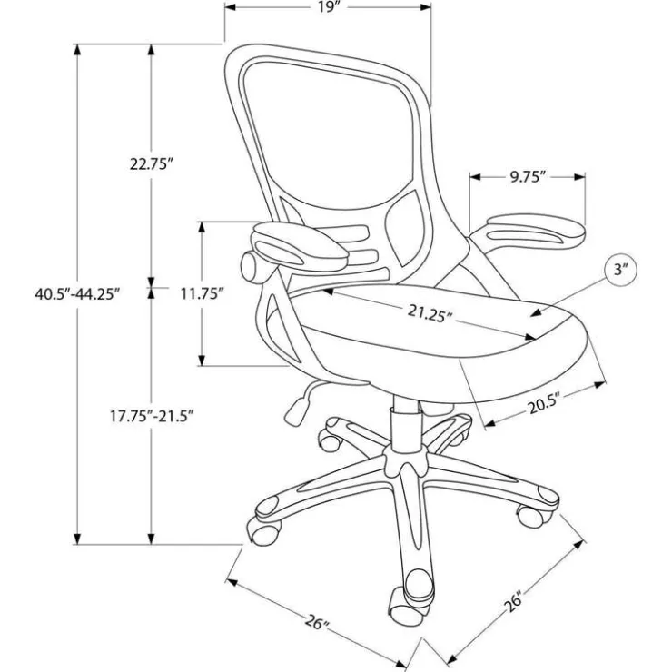 Monarch Office Chair - Black