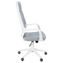 Monarch Office chair - / grey fabric / high back executive - White Outlet