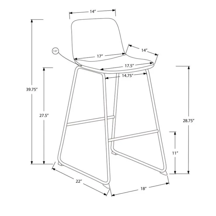 Monarch Office chair standing desk / metal frame - curved backrest / leather- - Taupe Hot