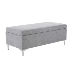 Sofa By Fancy Ottoman with Storage ROMA ASH Hot