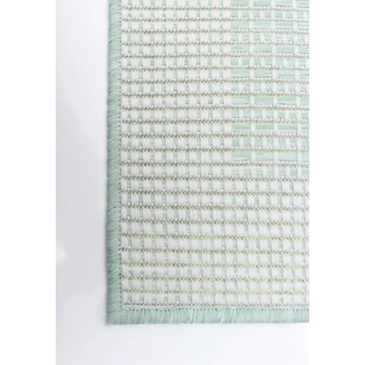 Outdoor 7 x 10 ft Rug Mint Green