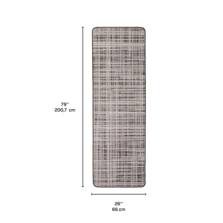 Outdoor 2 x 7 ft Rug Black Discount