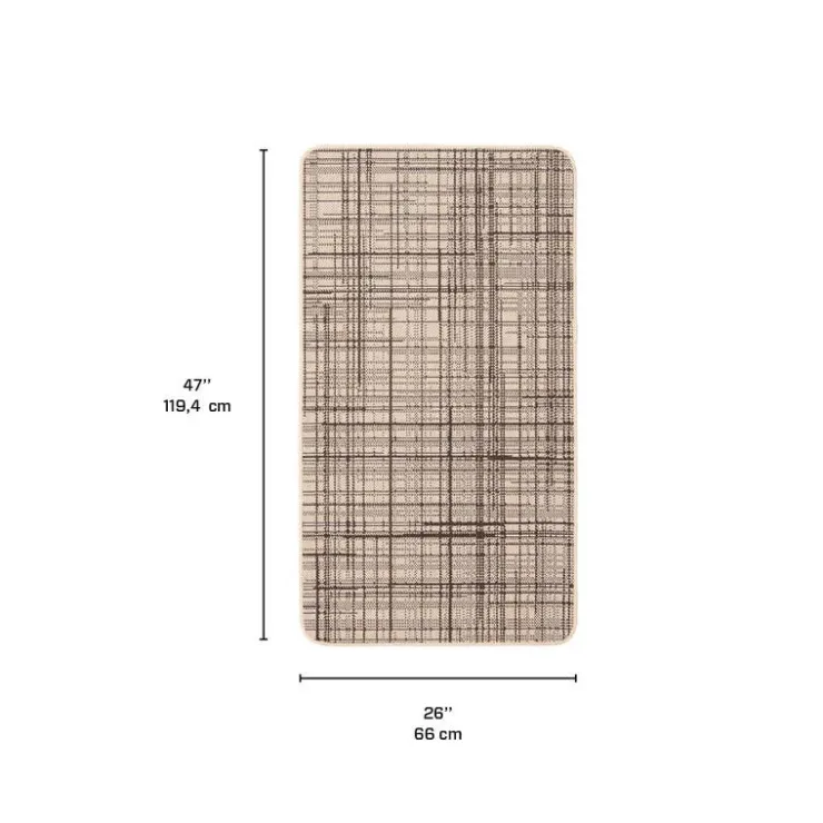 Outdoor 2 x 4 ft Rug Tan Clearance