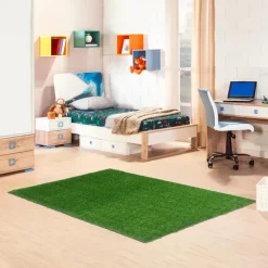 Outdoor Faux Grass Rug - 5 x 7 Green Clearance