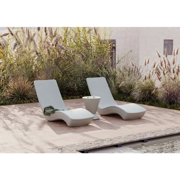 Meubles South Shore Outdoor Lounge Chair Greige Best