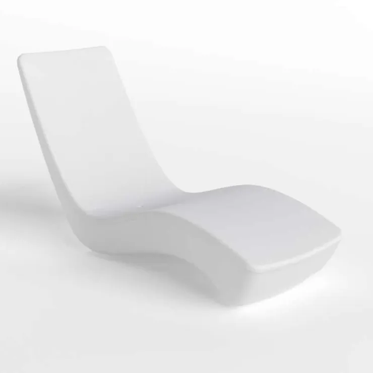 Meubles South Shore Outdoor Lounge Chair White