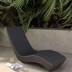 Meubles South Shore Outdoor Lounge Chair Dark Gray Sale