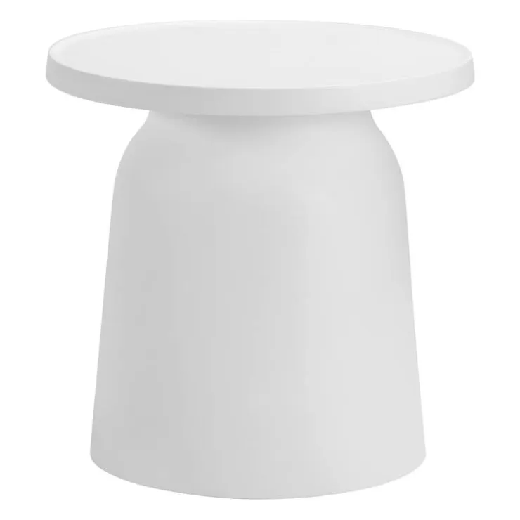 Outdoor Resin Conversation Set with 1 Accent Table and 2 Stackable Seats - White Best