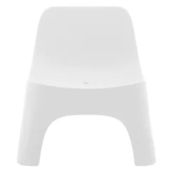 Outdoor Resin Stackable Seat - White Outlet