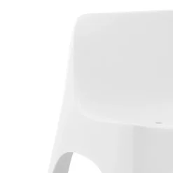 Outdoor Resin Stackable Seat - White Outlet