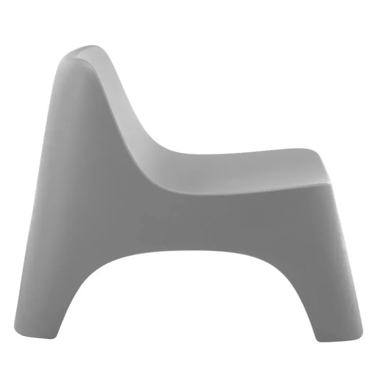 Outdoor Resin Stackable Seat - Grey Online