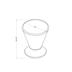 Meubles South Shore Outdoor Side Table Dark Gray Online