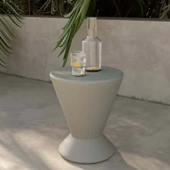Meubles South Shore Outdoor Side Table Sage Green Discount