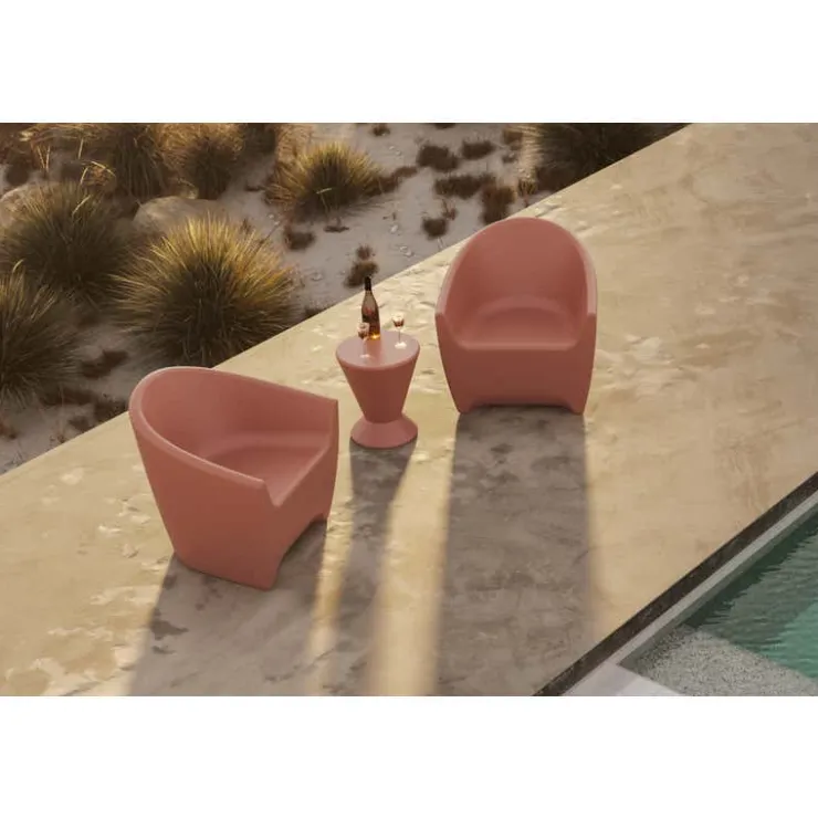 Meubles South Shore Outdoor Side Table Terracota Hot