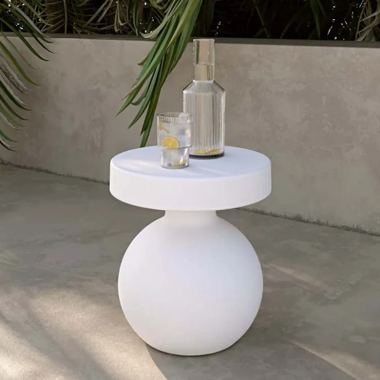 Meubles South Shore Outdoor Side Table White Sale