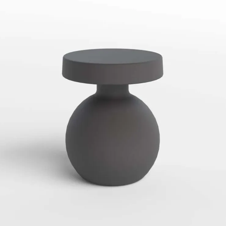 Meubles South Shore Outdoor Side Table Dark Gray New