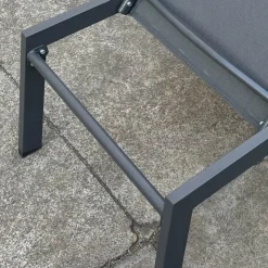 Outdoor Textilene Lounge Chair - Grey Online