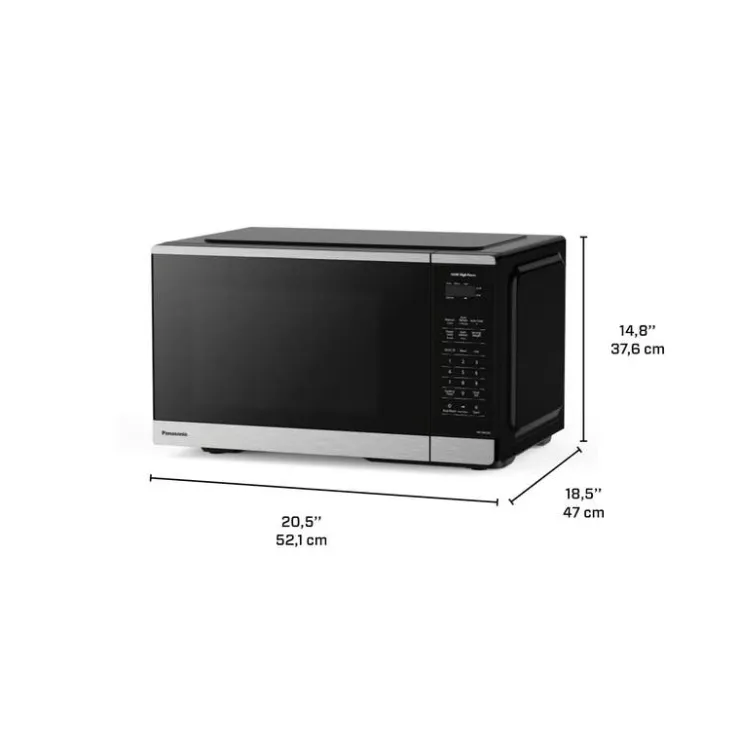 Panasonic Microwave 900 19" NNSB42QSC Black Stainless Sale