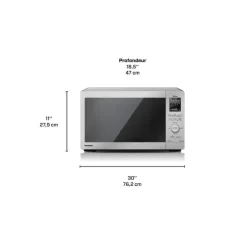 Panasonic Microwave  20" NNSD47QS Stainless New
