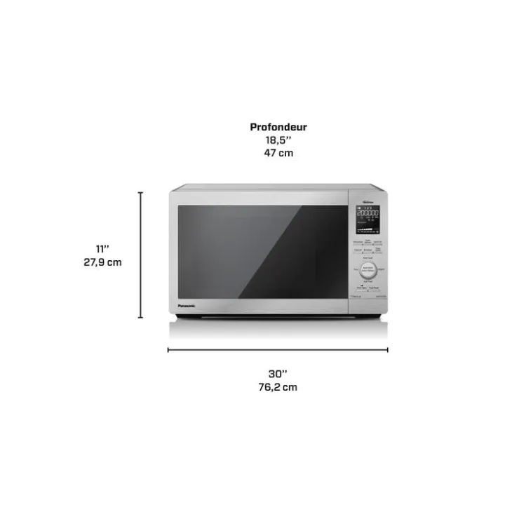 Panasonic Microwave 20" NNSD47QS Stainless New