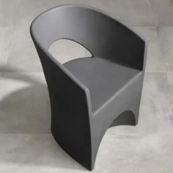 Meubles South Shore Patio Chair Dark Gray New