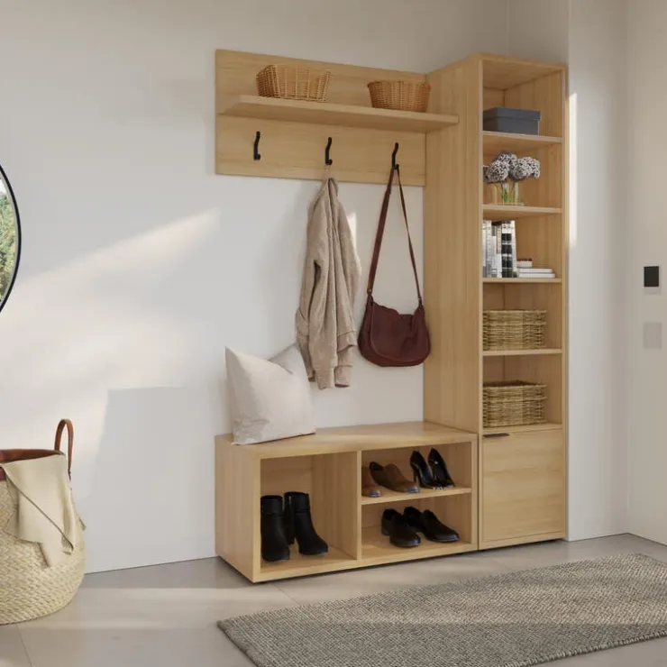 Nexera 3-Piece Entryway Furniture Set – Natural Golden maple Sale