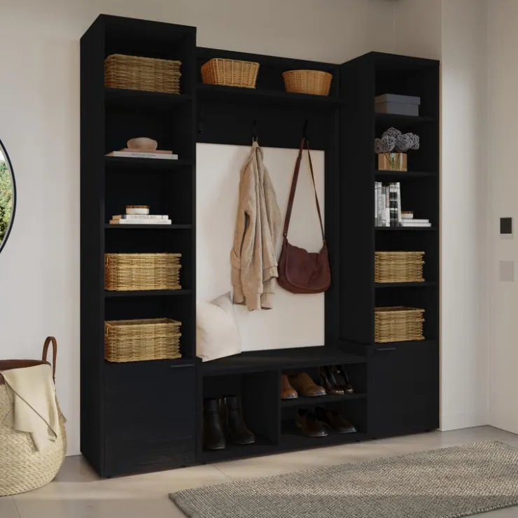 Nexera 3-Piece Entryway Furniture Set – Black Black karisma Sale