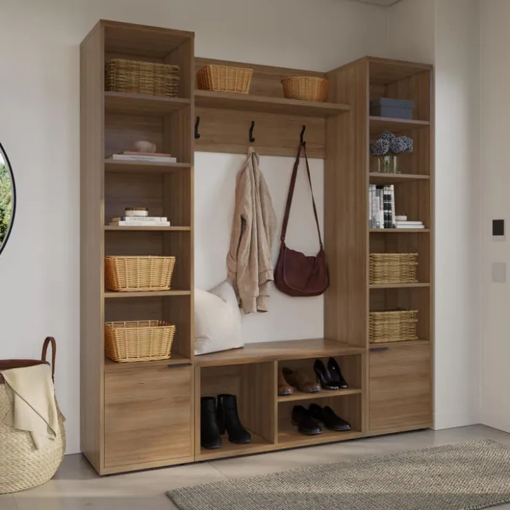 Nexera 4-Piece Entryway Furniture Set – Brown Fashionista Discount