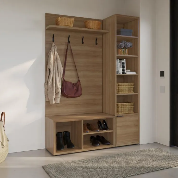 Nexera 3-Piece Entryway Furniture Set – Brown Fahionista Discount