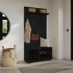 Nexera 2-Piece Entryway Furniture Set – Black Black karisma Online