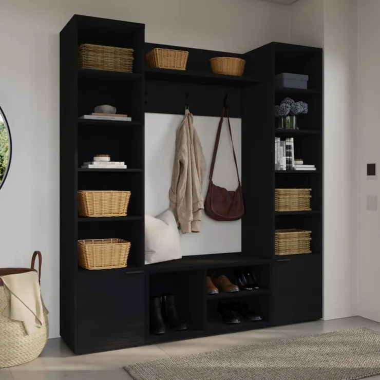 Nexera 4-Piece Entryway Furniture Set – Black Black karsima Best