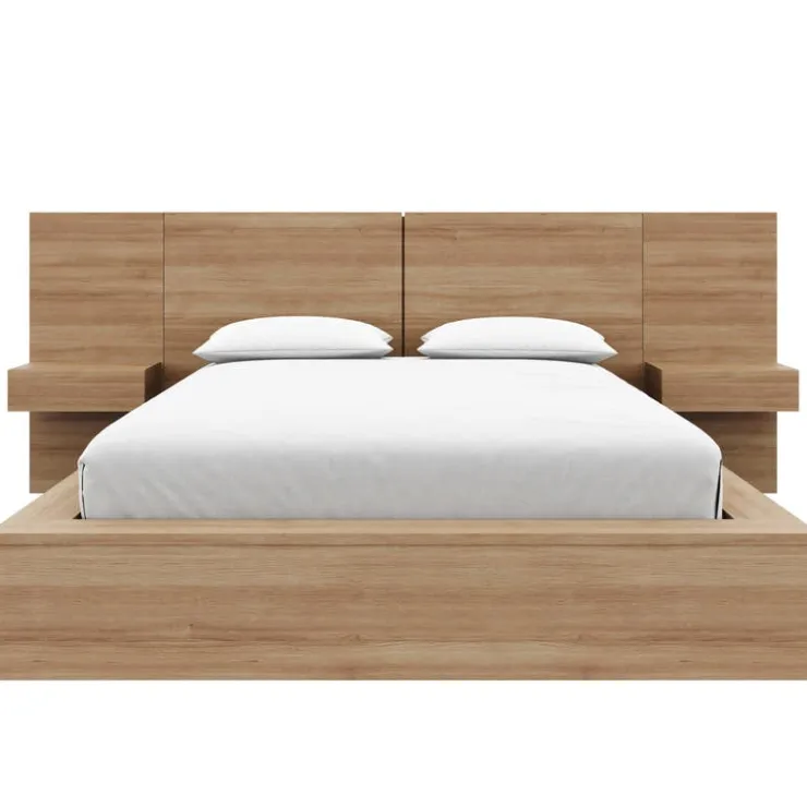 Nexera 4-Piece King Bed Set (78") - Brown Oak Best