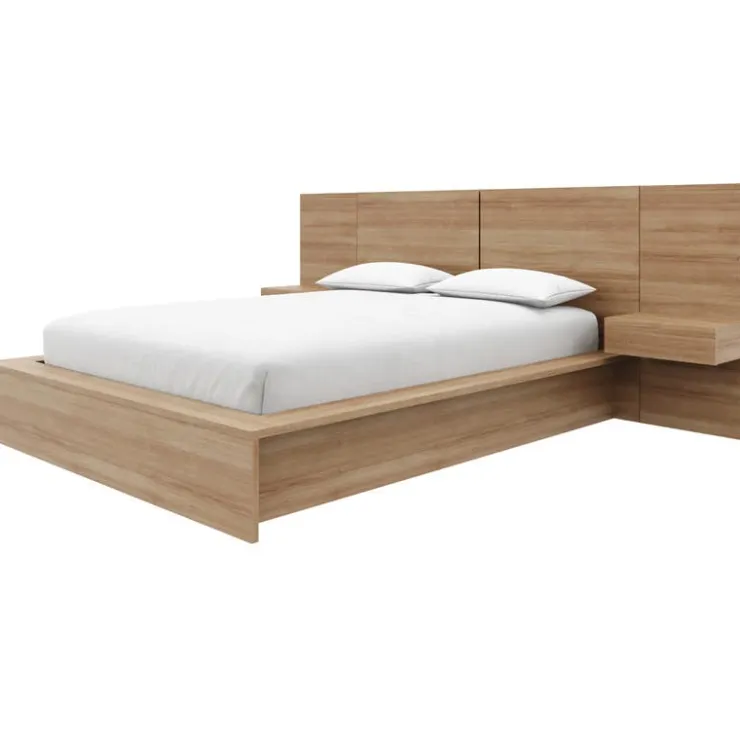 Nexera 4-Piece King Bed Set (78") - Brown Oak Best