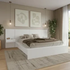 Nexera 4-Piece King Bedroom Set with Floating Nightstands (78