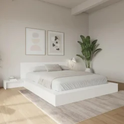Nexera 4-Piece King Low Platform Bedroom Set (78