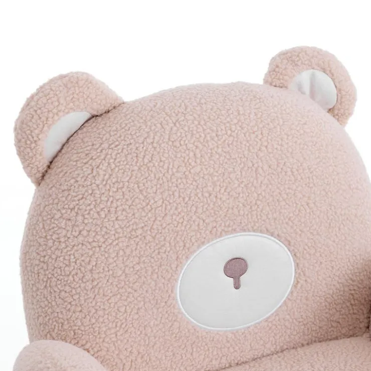 Pink Bear-Shaped Kids Armchair – 22.4" x 22.6" x 22.4" Beige Online