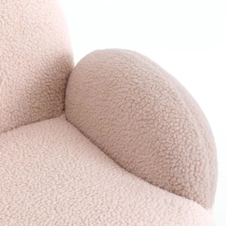 Pink Bear-Shaped Kids Armchair – 22.4" x 22.6" x 22.4" Beige Online