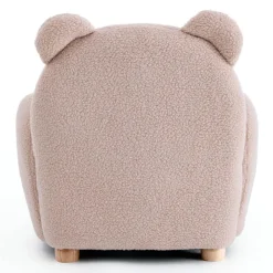 Pink Bear-Shaped Kids Armchair – 22.4