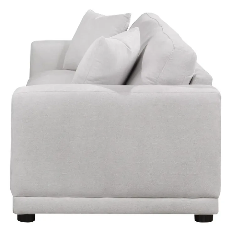 Sofa By Fancy Plushy Loveseat GREIGE New