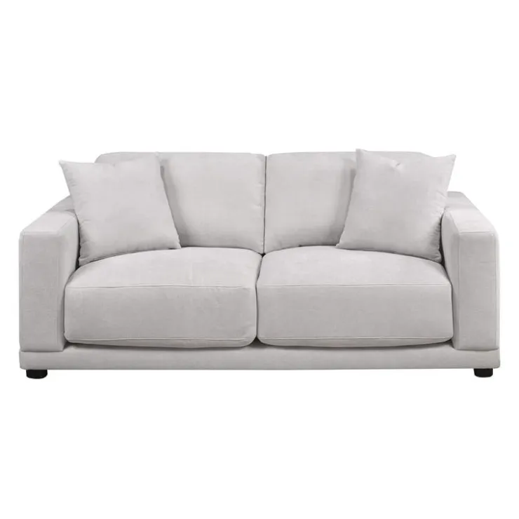 Sofa By Fancy Plushy Loveseat GREIGE New