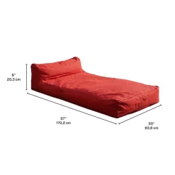 Pool Floating Bean Bag - Red Clearance