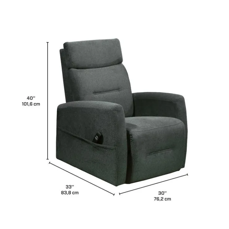 Power Lift Recliner - Grey CHARCOAL Hot