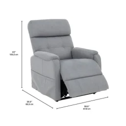 Power Lift-Up Recliner Grey Sale