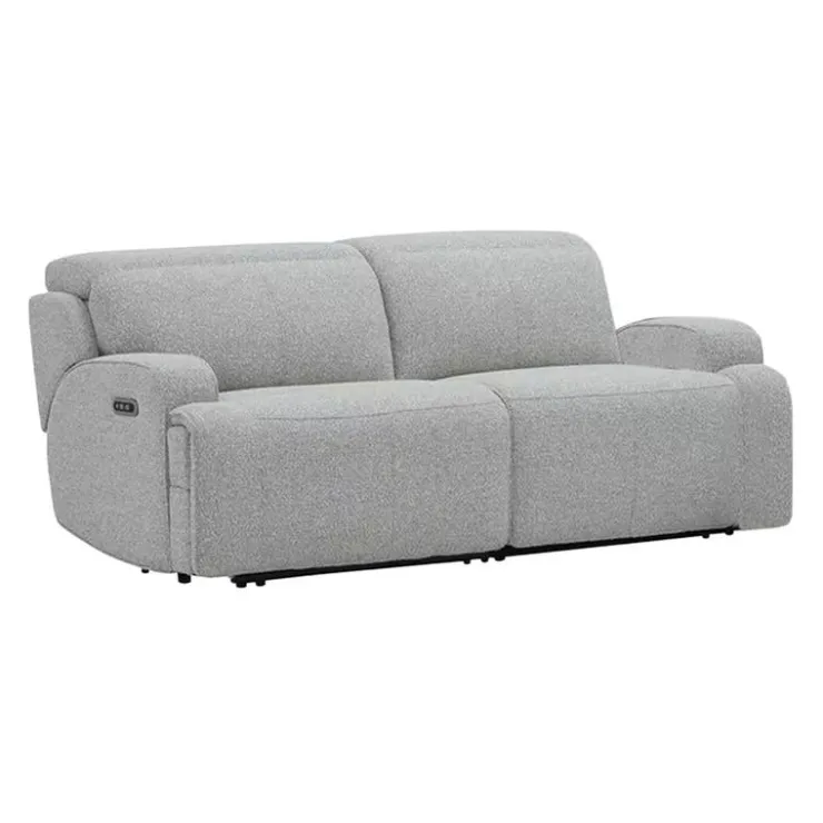 Power Modular Loveseat with Adjustable Headrests - 2 pcs Grey Best