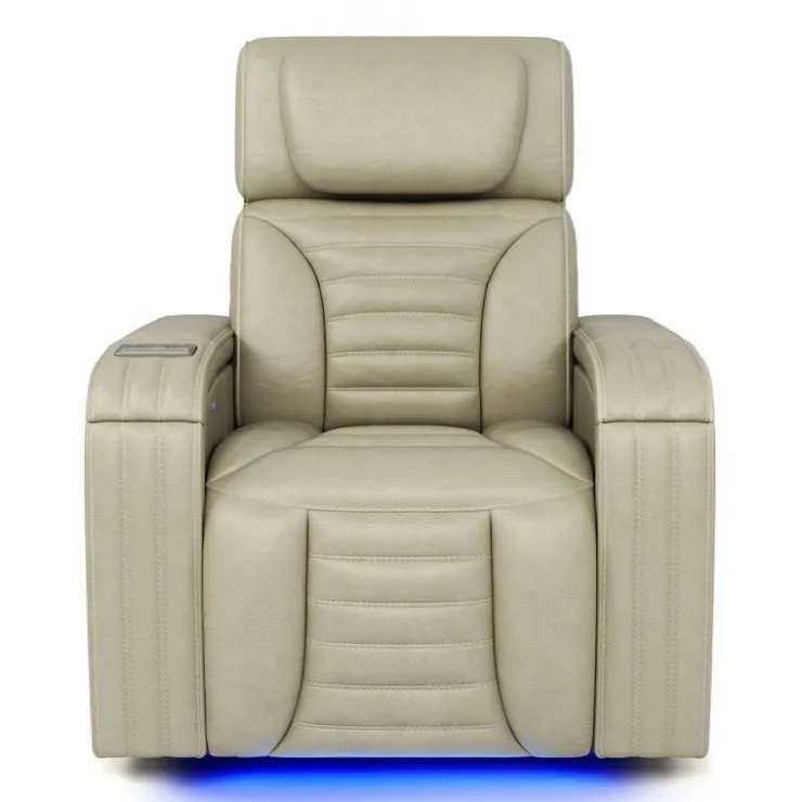 Power Modular Recliner with Massage, Heat, and Retractable Cup Holders Beige Best